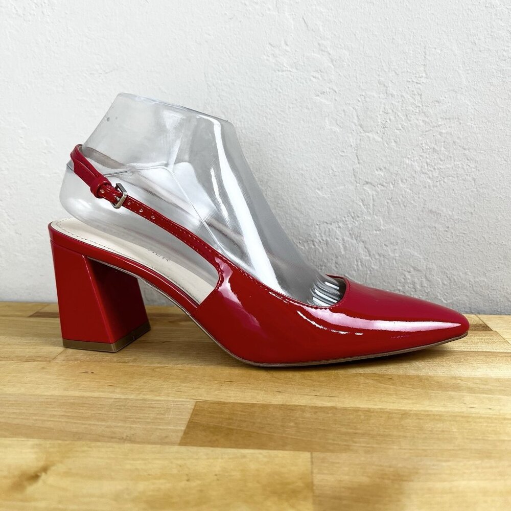 Marc Fisher Red Slingback Heels